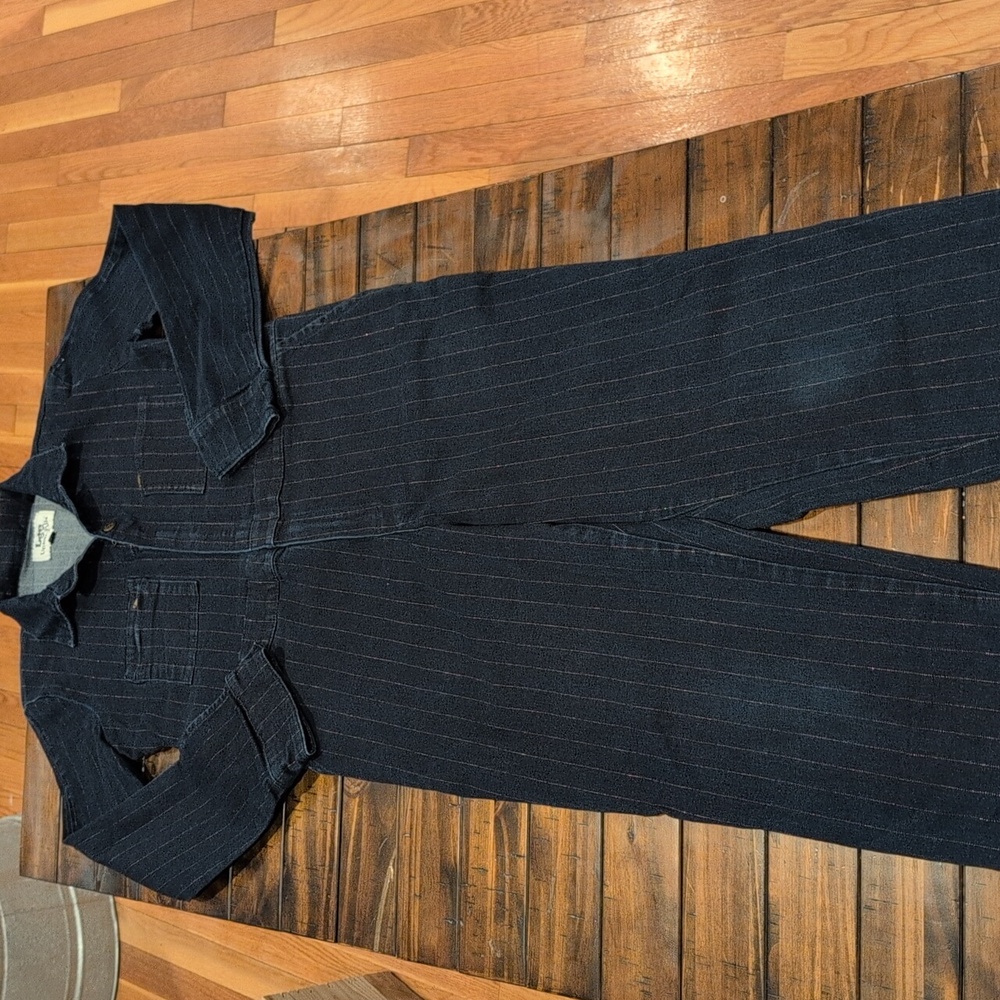 Lee Union-alls Denim Jumpsuit Pinstripe - Picture 2 of 12